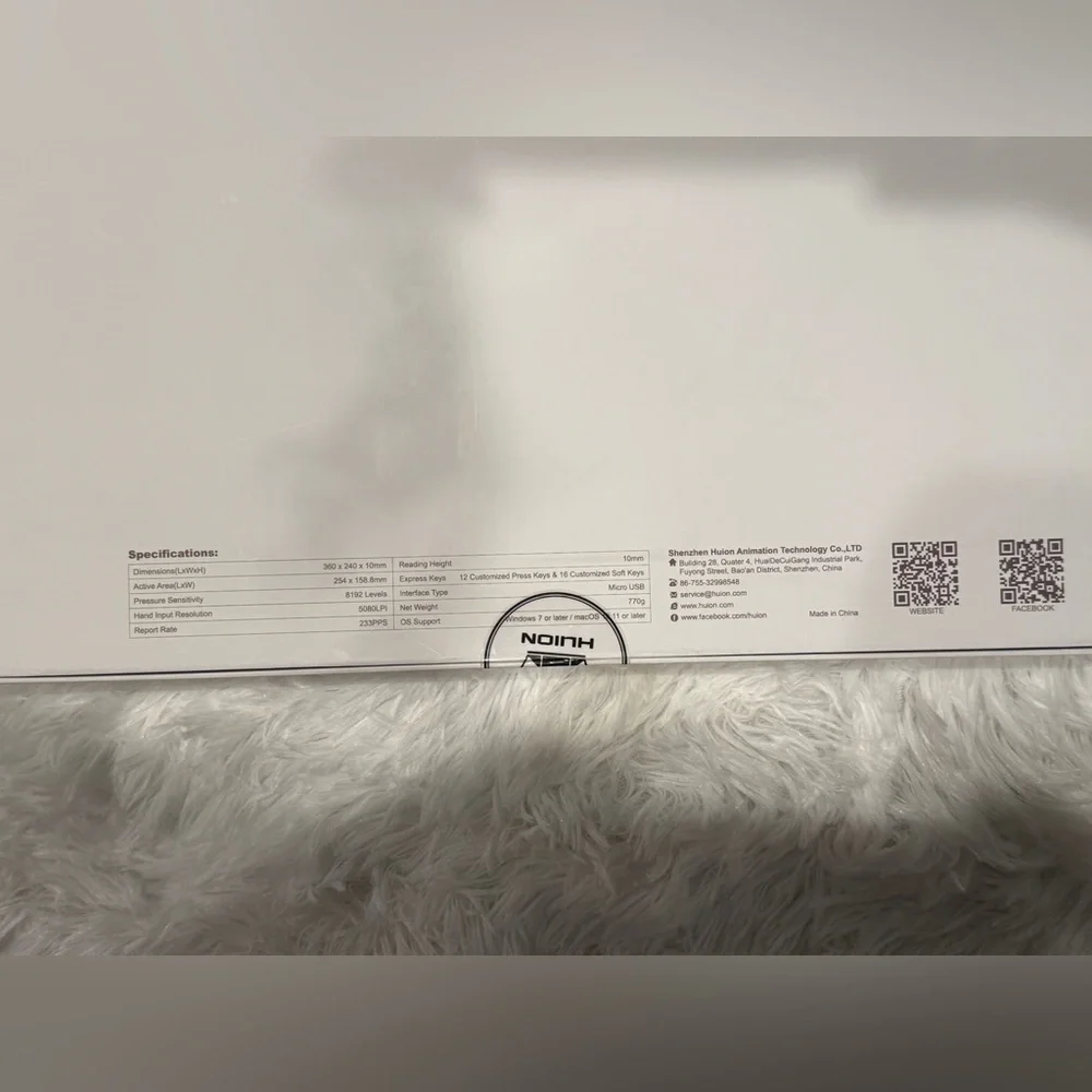 Huion Inspiroy H1060P Battery-Free Pen Tablet (Used)